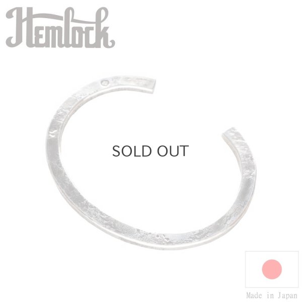 画像1: hemlock  ヘムロック  Forged bangle -silver  シルバーバングル 