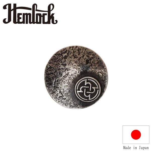 画像1: hemlock  ヘムロック  Hcircle Logo Feather Concho  フェザーコンチョ 