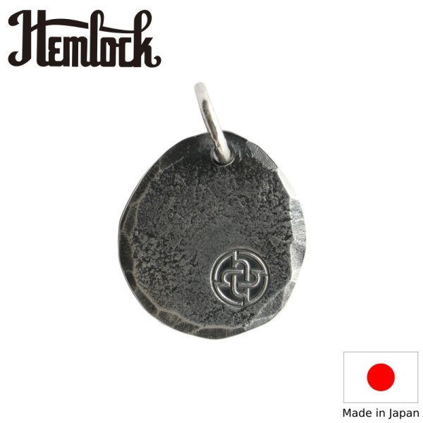 画像1: hemlock  ヘムロック  Hcircle logo metal Large  ロゴ メタル トップ ラージ 