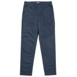 【7月納品予定】 WORKERS  ワーカーズ  Officer Trousers Slim, Type 2, 8 oz Light Chino, Navy 