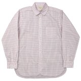 【7月納品予定】 WORKERS  ワーカーズ  Round Collar Shirt, Tattersall Poplin 