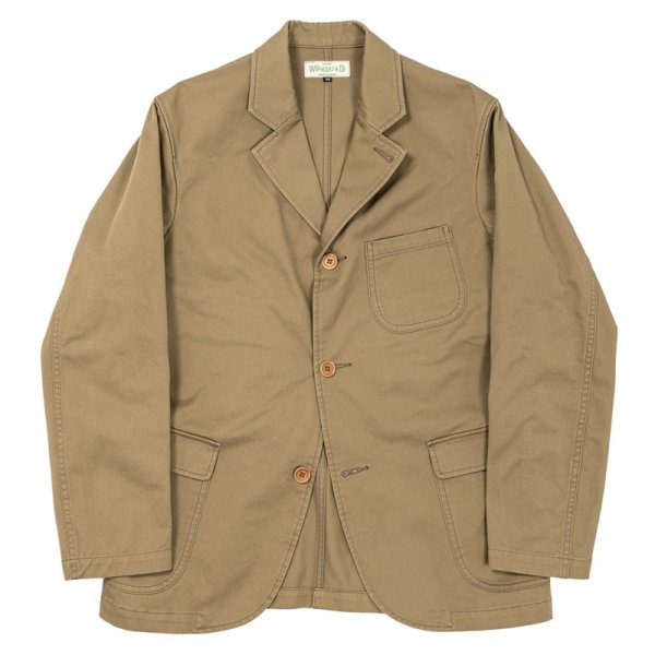 画像1: 【8月納品予定】 WORKERS  ワーカーズ  Lounge Jacket, 8 oz Light Chino, Beige 