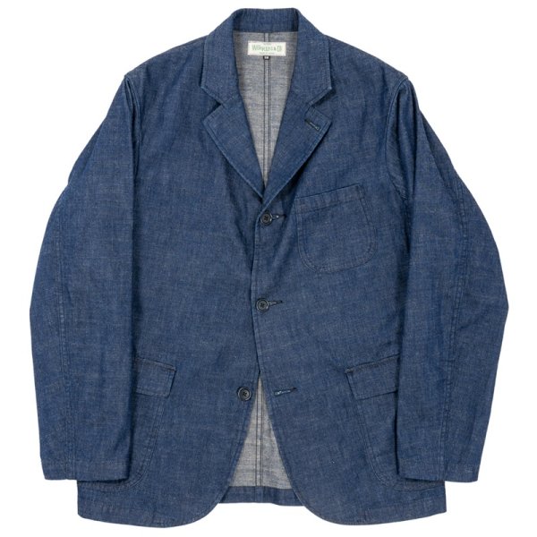 画像1: 【8月納品予定】 WORKERS  ワーカーズ  Lounge Jacket, 8oz GR Back Denim 