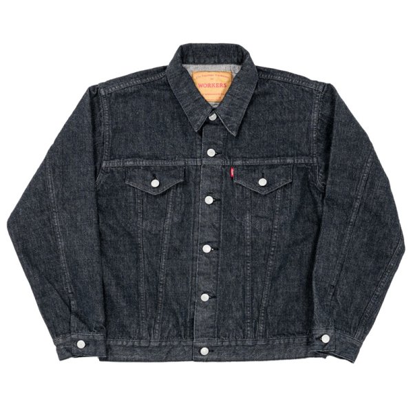 画像1: 【8月納品予定】 WORKERS  ワーカーズ  Lot 857 Black, 13.75oz, Black Raw Denim, American Cotton 100% 