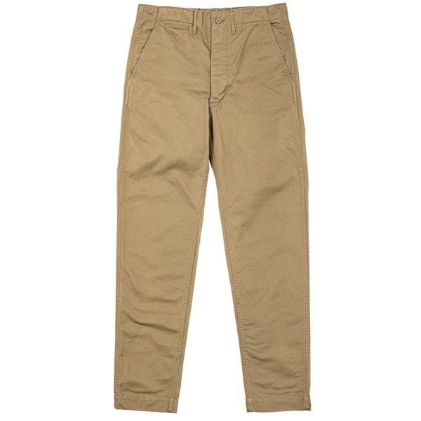 画像1: 【7月納品予定】 WORKERS  ワーカーズ  Officer Trousers Slim, Type 2, 8 oz Light Chino, Beige 