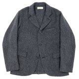 【8月納品予定】 WORKERS  ワーカーズ  Lounge Jacket, Wool Cotton Tweed 