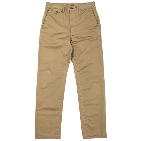 画像1: 【7月納品予定】 WORKERS  ワーカーズ  Officer Trousers, Regular Fit, 8 oz Light Chino, Beige 