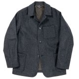 【9月納品予定】 WORKERS  ワーカーズ  WORKERS Jacket, Heavy Flannel, Charcoal 