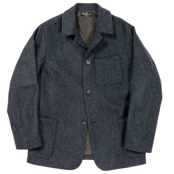 画像1: 【9月納品予定】 WORKERS  ワーカーズ  WORKERS Jacket, Heavy Flannel, Charcoal 