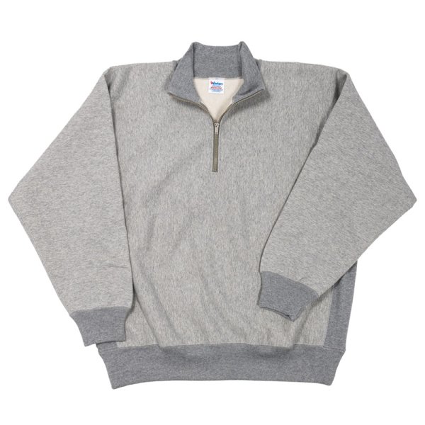 画像1: 【11月納品予定】 WORKERS  ワーカーズ  Trico Tag Sweat, Half Zip, Grey 