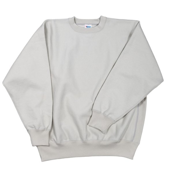 画像1: 【10月納品予定】 WORKERS  ワーカーズ  Trico Tag Sweat, Crew, White Grey 