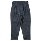 【9月納品予定】 WORKERS  ワーカーズ  WORKERS Trousers, Heavy Flannel, Charcoal 