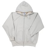 【10月納品予定】 WORKERS  ワーカーズ  Trico Tag Sweat, Full Zip Parka, White Grey 