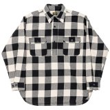 【11月納品予定】 WORKERS  ワーカーズ  Deluxe Shirt, Pullover, White Buffalo Check 