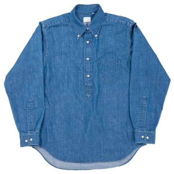 画像1: 【10月納品予定】 WORKERS  ワーカーズ  Pullover BD, 7.5 oz Denim, Washed 