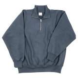 【11月納品予定】 WORKERS  ワーカーズ  Trico Tag Sweat, Half Zip, Fade Black 