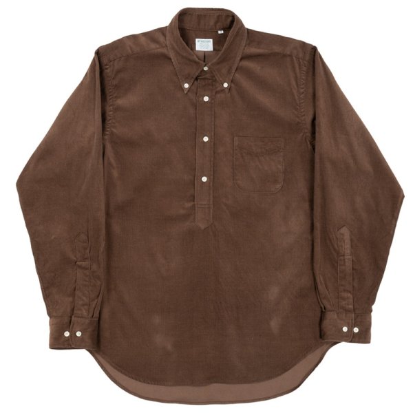 画像1: 【10月納品予定】 WORKERS  ワーカーズ  Pullover BD, Corduroy, Brown 