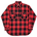 【11月納品予定】 WORKERS  ワーカーズ  Deluxe Shirt, Pullover, Red Buffalo Check 