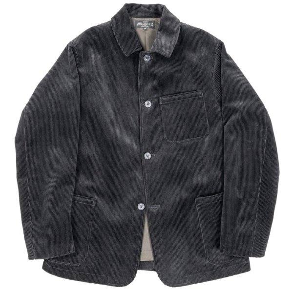 画像1: 【9月納品予定】 WORKERS  ワーカーズ  WORKERS Jacket, Heavy Corduroy, Black 