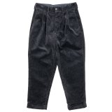 【9月納品予定】 WORKERS  ワーカーズ  WORKERS Trousers, Heavy Corduroy, Black 