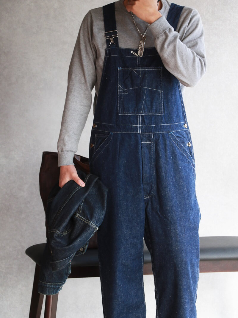 TCB jeans TCBジーンズ Boss of the Cat Overall ボス オブ ザ ...