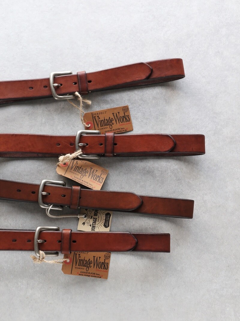 Vintage Works ヴィンテージワークス Leather belt レザーベルト