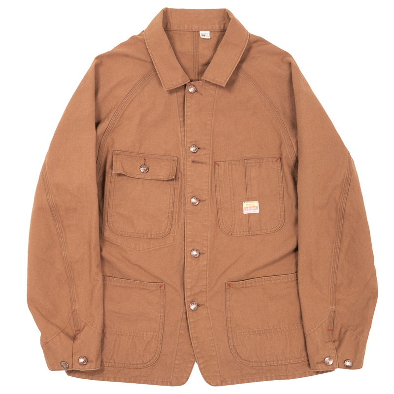 WORKERS ワーカーズ CAT DAY Coverall Brown Duck Qurious キュリアス