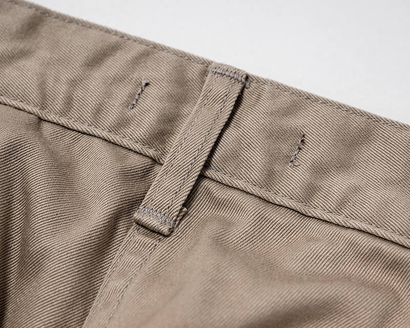 WORKERS ワーカーズ Officer Trousers, Regular Fit Cotton Serge Qurious キュリアス 新潟 通販