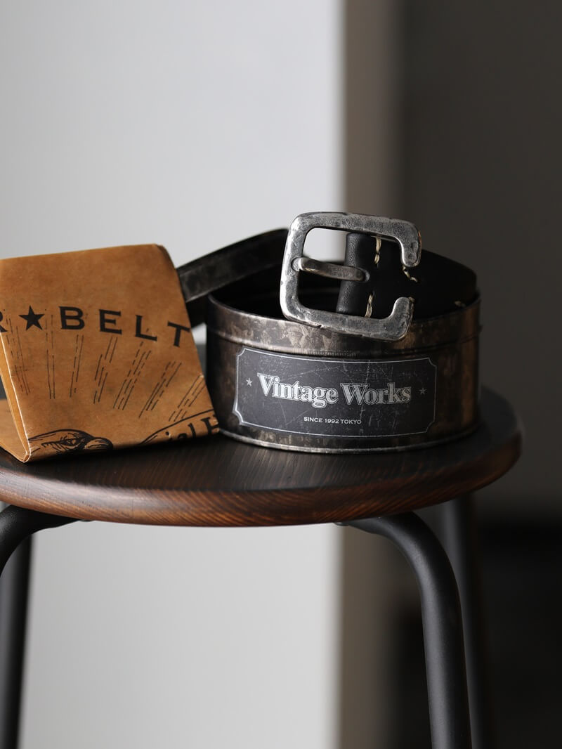 Vintage Works ヴィンテージワークス Leather belt 7Hole レザーベルト 7ホール DH5536 MAX 