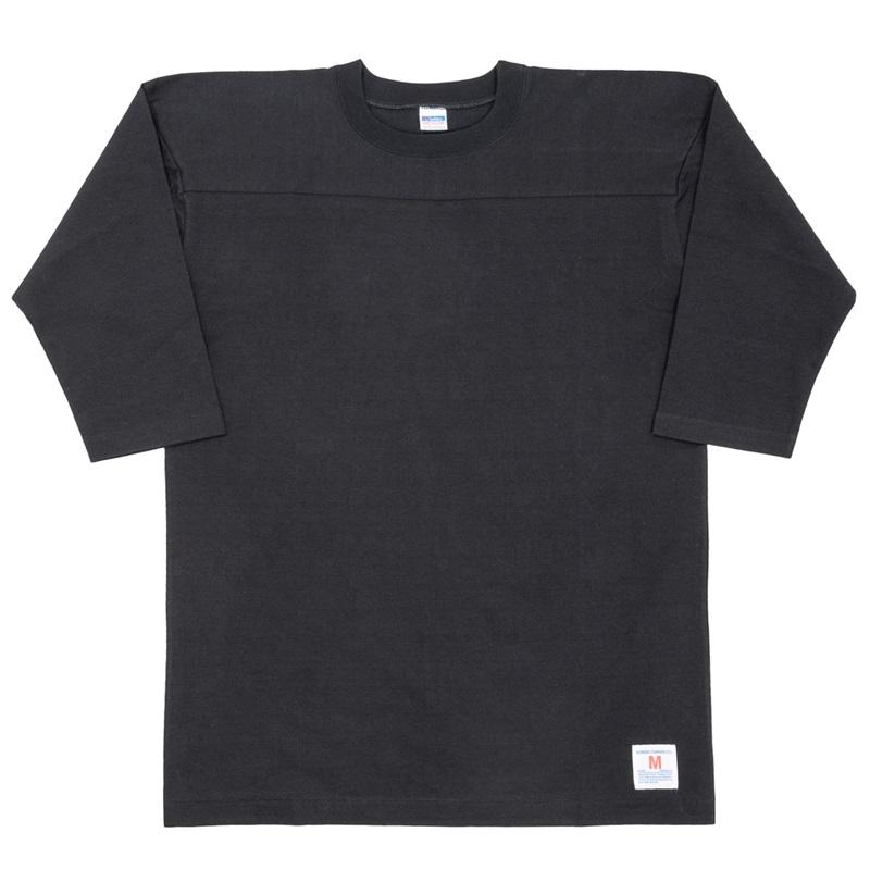 WORKERS ワーカーズ Football T, Black