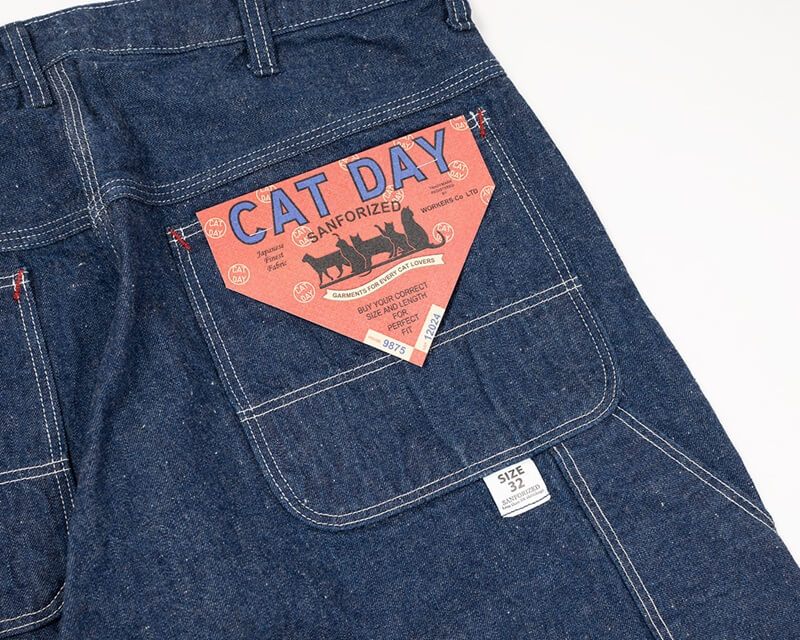 WORKERS ワーカーズ CAT DAY Painter Pants 9.5 oz Indigo Denim