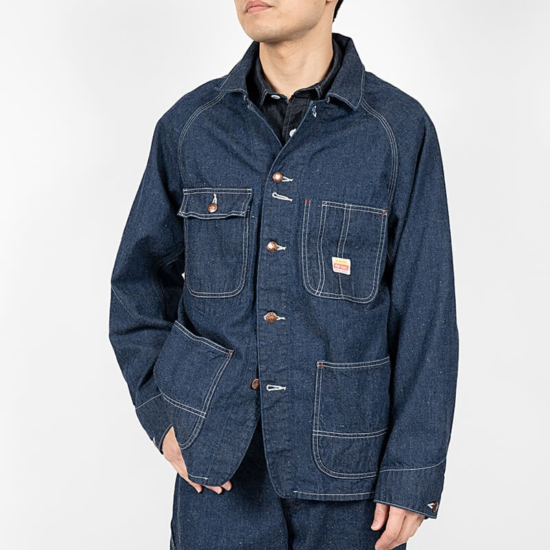 WORKERS ワーカーズ カバオール ワークジャケット CAT DAY Coverall 9.5 oz Indigo Denim