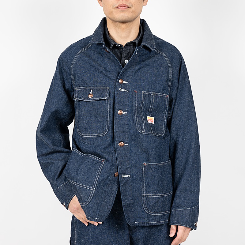 WORKERS ワーカーズ カバオール ワークジャケット CAT DAY Coverall 9.5 oz Indigo Denim