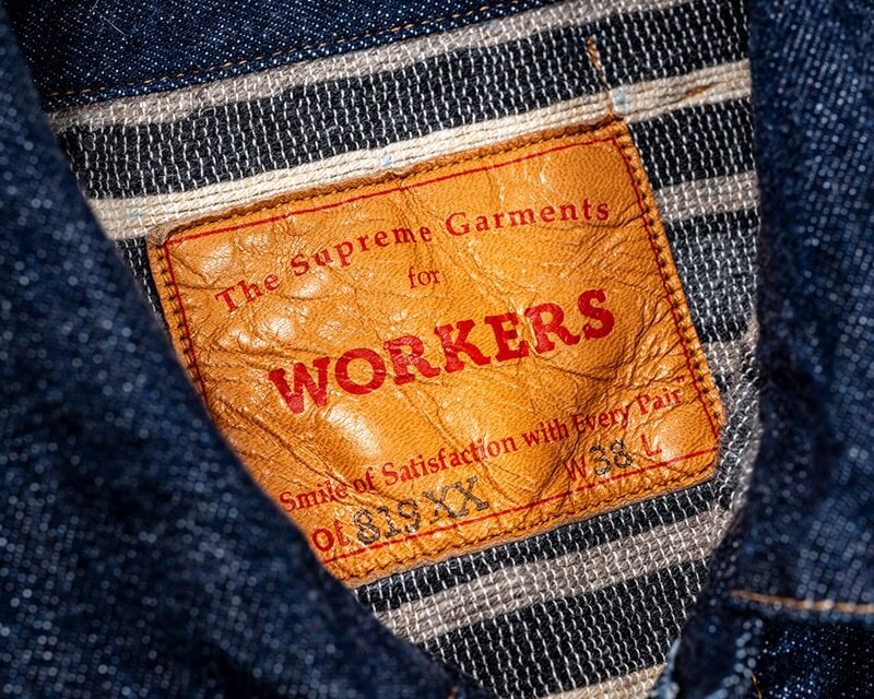 WORKERS ワーカーズ デニムジャケット Gジャン Lot 819 Blanket Lined, 13.75 oz Indigo Denim/ Wool Blanket 