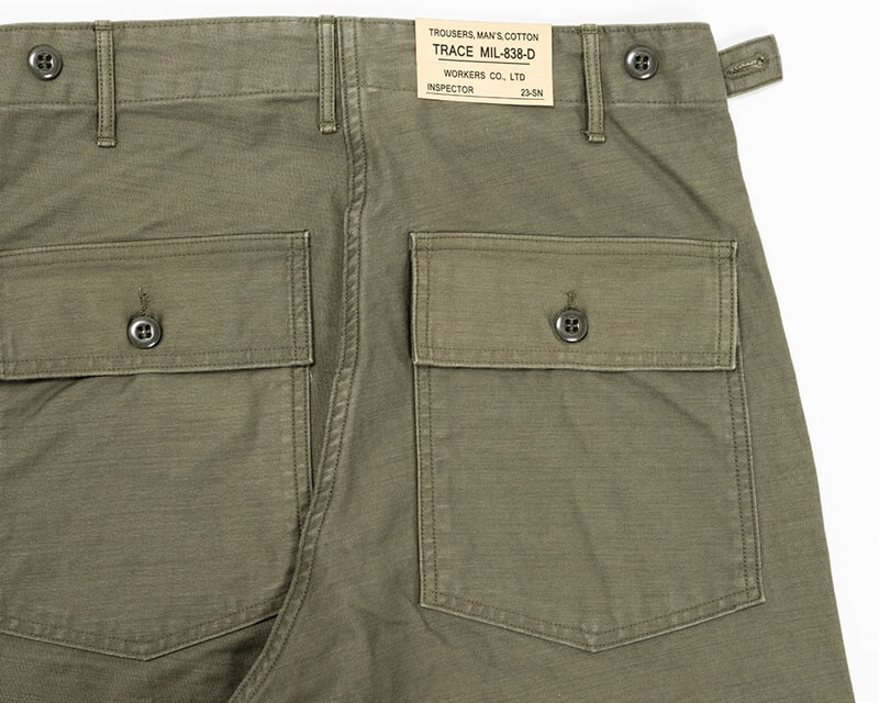 WORKERS ワーカーズ Baker Pants, Trace MIL-838-D