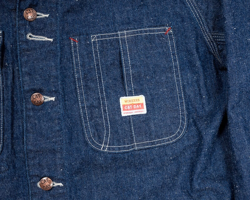 WORKERS ワーカーズ カバオール ワークジャケット CAT DAY Coverall 9.5 oz Indigo Denim