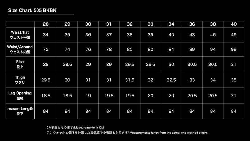 TCB jeans TCBジーンズ 505 BKBK 505 ブラックジーンズ