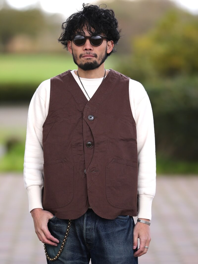 TCB jeans TCBジーンズ Huntsman Vest ハンツマンベスト