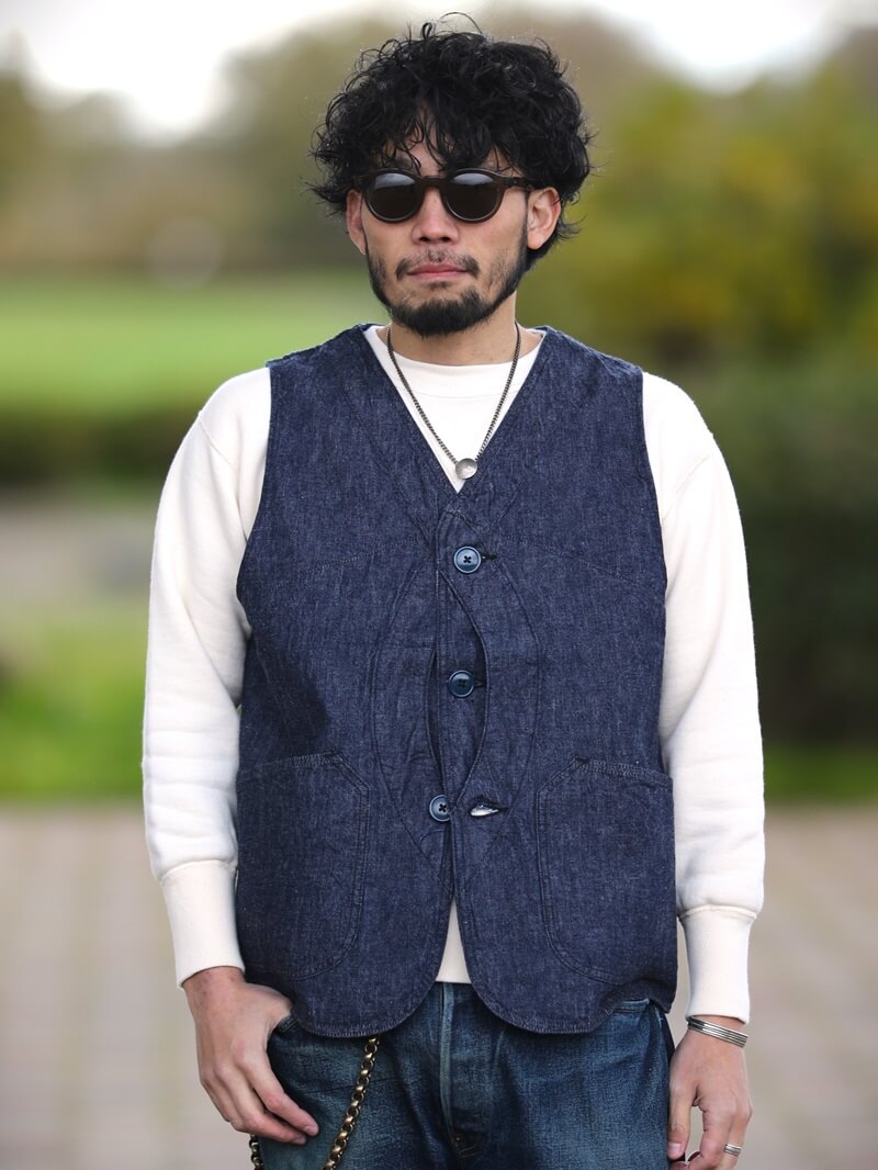 TCB jeans TCBジーンズ Huntsman Vest ハンツマンベスト