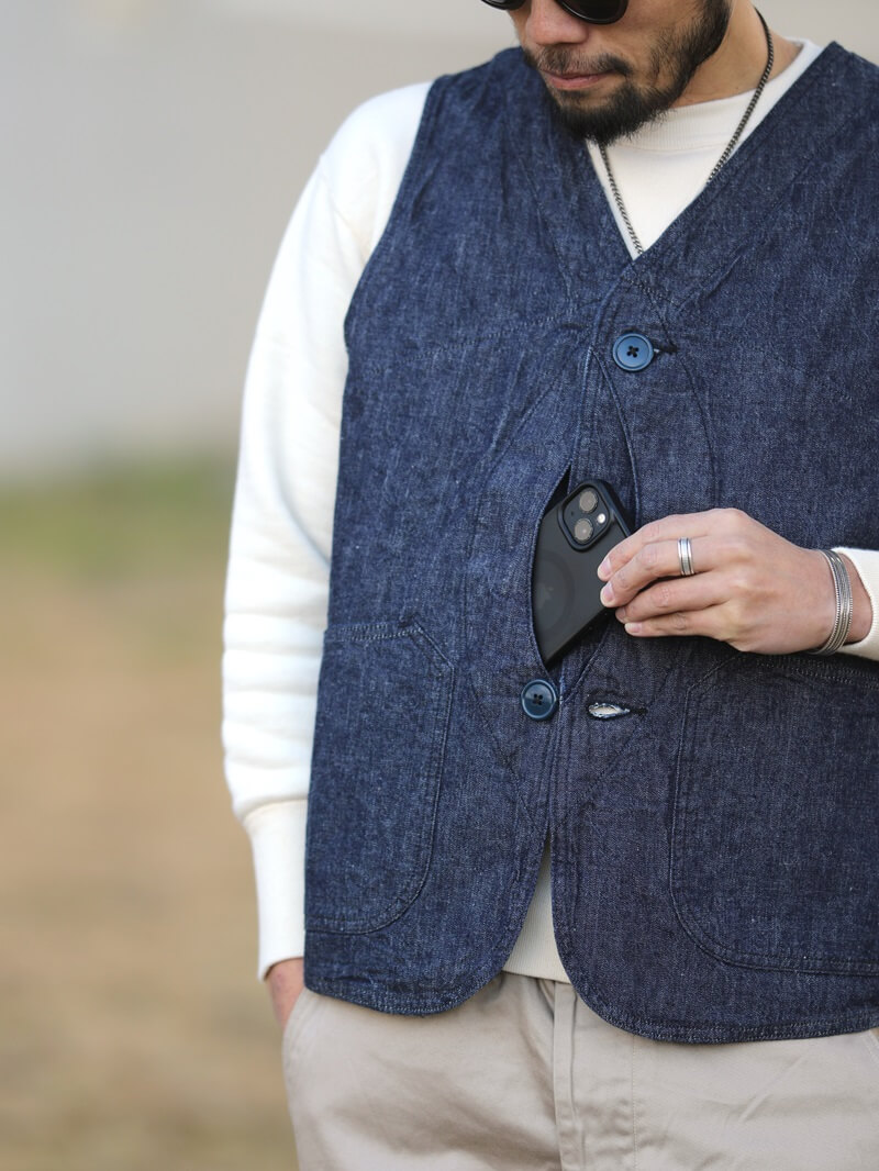 TCB jeans TCBジーンズ Huntsman Vest ハンツマンベスト