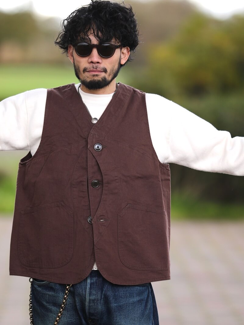 TCB jeans TCBジーンズ Huntsman Vest ハンツマンベスト