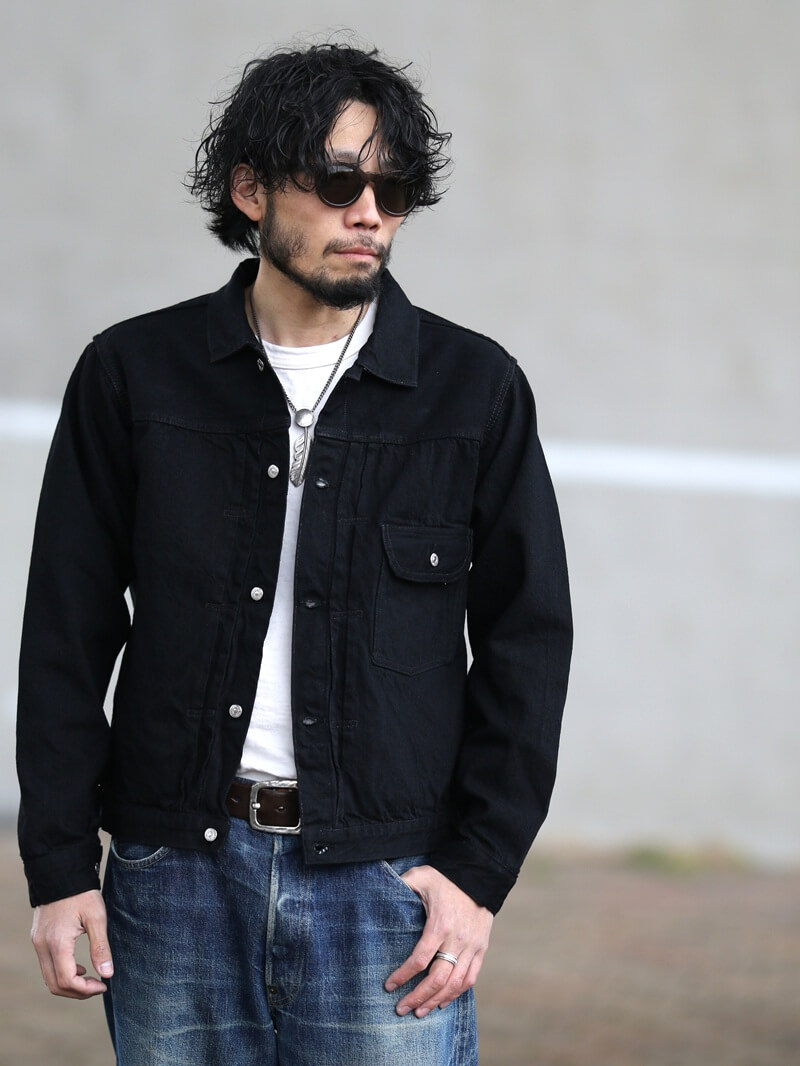 TCB jeans TCBジーンズ 20's Jacket BKBK デニムジャケット ブラックデニム