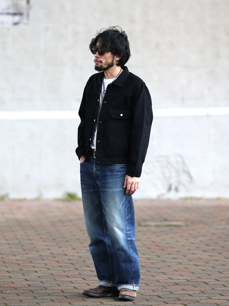 TCB jeans TCBジーンズ 20's Jacket BKBK デニムジャケット ブラックデニム