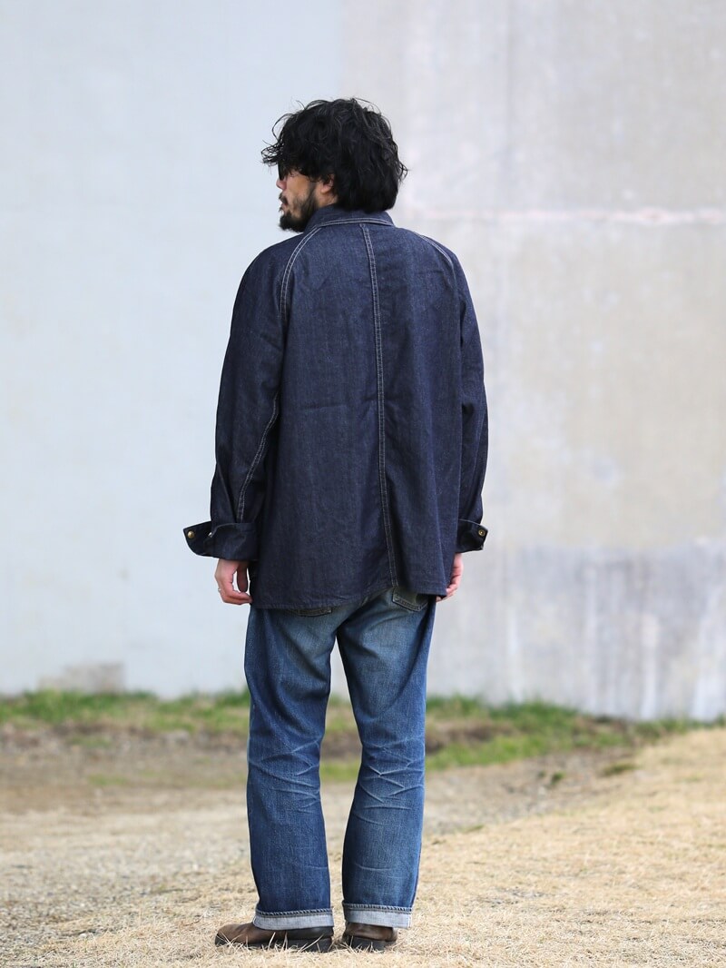 TCB jeans TCBジーンズ TCB BLACK CAT JK DENIM カバーオール デニム