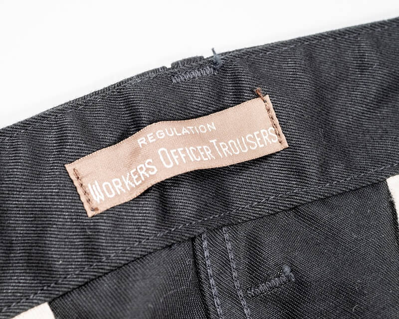 WORKERS ワーカーズ 	Officer Trousers, Regular Fit, Type 2, Cotton Serge