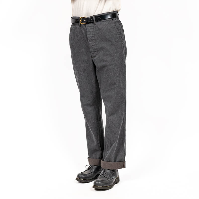 WORKERS ワーカーズ 	Officer Trousers, Regular Fit, Type 2, Cotton Serge