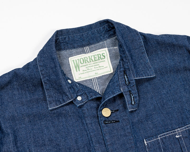 WORKERS ワーカーズ 	HERCULES Coverall, 8oz Indigo Denim