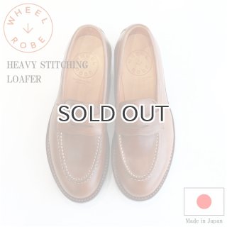 WHEEL ROBE ウィールローブ HEAVY STITCHING LOAFER Last #1228 ヘビーステッチングローファー NATURAL  Qurious キュリアス 新潟 通販