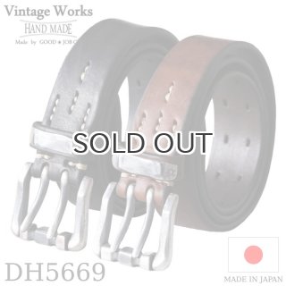 Vintage Works ヴィンテージワークス Leather belt 7Hole レザーベルト