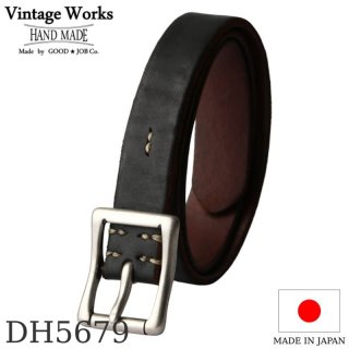 Vintage Works ヴィンテージワークス Leather belt 5Hole Made in 